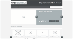 Desktop Screenshot of billiga-mobiler.se