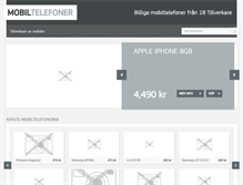 Tablet Screenshot of billiga-mobiler.se